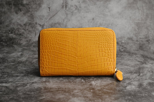 ALLA MODA MID WALLET_YELLOW